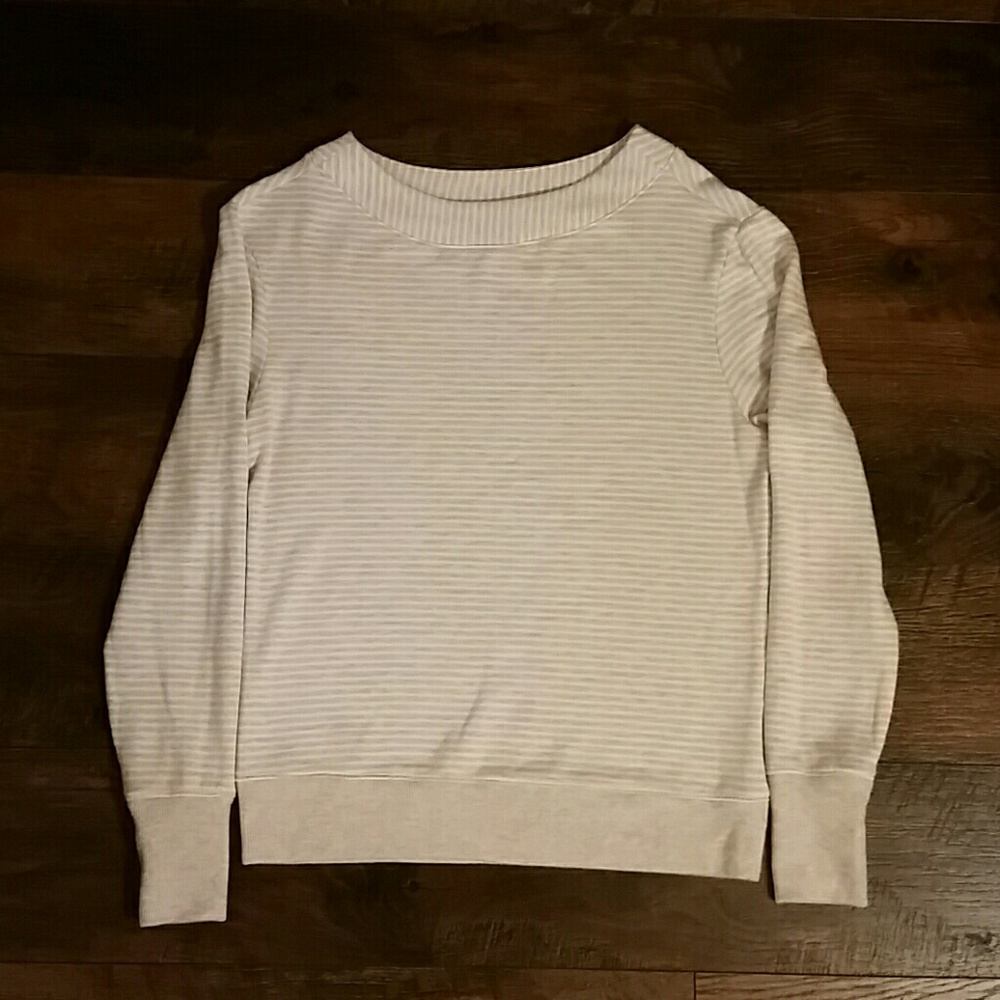 Athleta | Striped Oatmeal Sweater